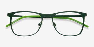 Vert Mat Whisper -  Métal Lunettes de vue