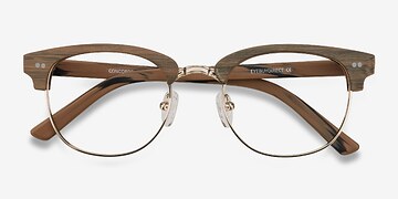 Brown/Golden Concorde -  Mode Acetate, Metal Lunettes de vue