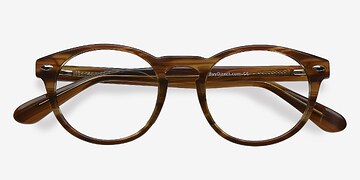 Brown Striped The Loop -  Geek Acétate Lunettes de vue