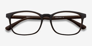 Matte Brown Forest -  Plastique Lunettes de vue