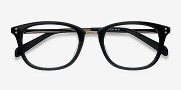 Noir Synopsis -  Vintage Acetate, Metal Lunettes de vue