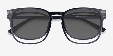 Gris Stroll Clip-On -  Plastique Lunettes de vue