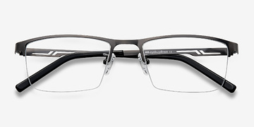 Gunmetal Algorithm -  Légèreté Métal Lunettes de vue
