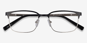 Black Silver Manchester -  Métal Lunettes de vue