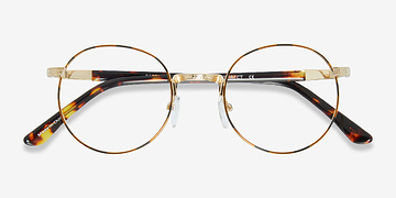 Golden/Tortoise Basquiat -  Vintage Métal Lunettes de vue