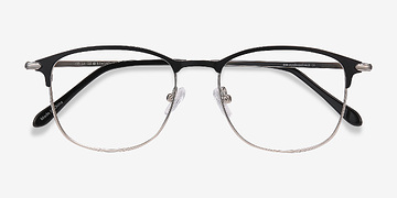 Noir Cella -  Légèreté Métal Lunettes de vue