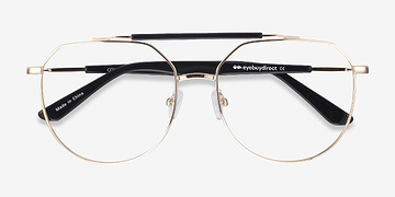 Golden Black Coxon -  Vintage Métal Lunettes de vue