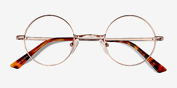 Or rose Abazam -  Vintage Métal Lunettes de vue