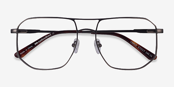 Matte Gunmetal Carlo -  Métal Lunettes de vue
