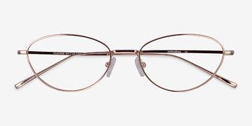 Or rose Feather -  Métal Lunettes de vue