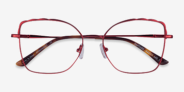 Burgundy Rapture -  Métal Lunettes de vue