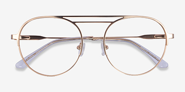 Matte Gold Parallel -  Métal Lunettes de vue
