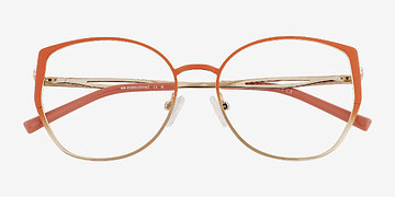 Gradient Matte Orange Deven -  Métal Lunettes de vue