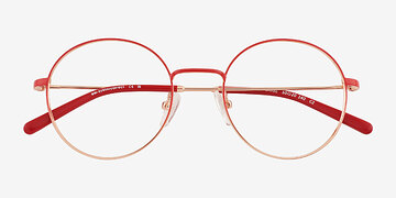 Gradient Red Gold Saige -  Métal Lunettes de vue