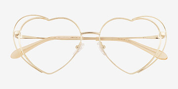 Doré Always -  Métal Lunettes de vue