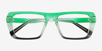 Green Black Big Love -  Plastique Lunettes de vue