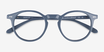 Bleu Envelope -  Acétate Lunettes de vue