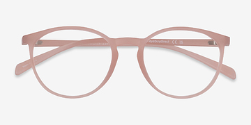 Matte Pink Dinah -  Classiques Plastique Lunettes de vue