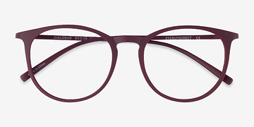 Aubergine Dialogue -  Mode Plastique Lunettes de vue