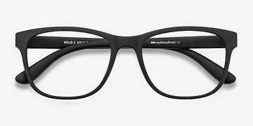 Matte Black Milo -  Geek Plastique Lunettes de vue