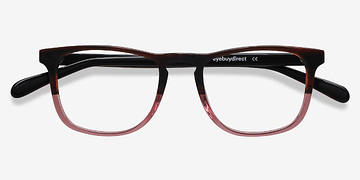 Brown Purple Ville -  Acétate Lunettes de vue