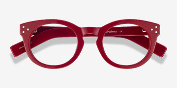 Burgundy Morla -  Vintage Acétate Lunettes de vue
