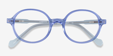 Clear Blue Confetti -  Acétate Lunettes de vue
