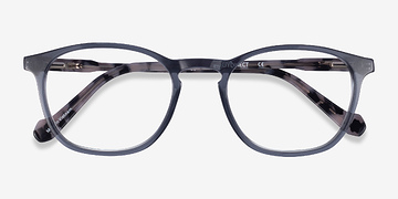Clear Gray Tortoise Skate -  Acétate Lunettes de vue