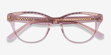 Clear Pink Gold Arcady -  Acétate Lunettes de vue