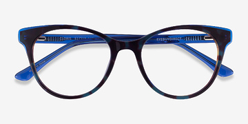 Blue Tortoise Cloris -  Acétate Lunettes de vue
