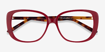 Burgundy Tortoise Mileva -  Acétate Lunettes de vue