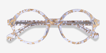 Clear Gold Disco -  Acétate Lunettes de vue