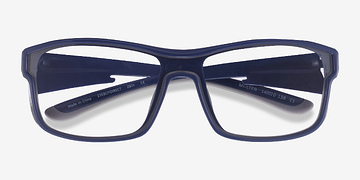 Navy Gray Molten -  Plastique Lunettes de vue