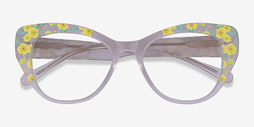 Clear Floral Thistle -  Acétate Lunettes de vue
