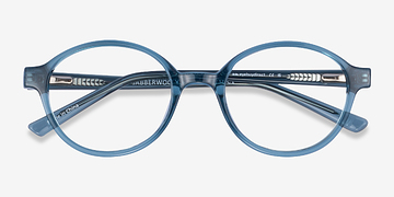 Clear Blue Jabberwocky -  Plastique Lunettes de vue