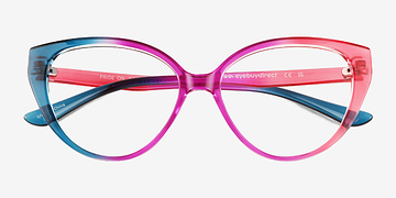 Purple Pink Rainbow Pride On -  Plastique Lunettes de vue