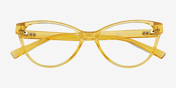 Clear Yellow Lantana -  Plastique Lunettes de vue