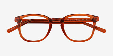 Clear Orange Tegan -  Plastique Lunettes de vue