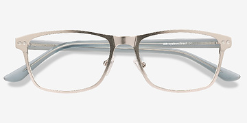 Argenté Comity -  Acetate, Metal Lunettes de vue