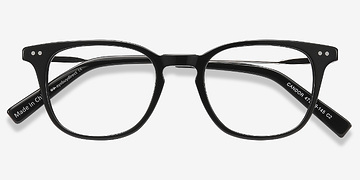 Noir Candor -  Légèreté Acetate, Metal Lunettes de vue