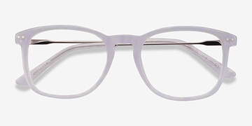Purple Striped Ratio -  Coloré Acetate, Metal Lunettes de vue