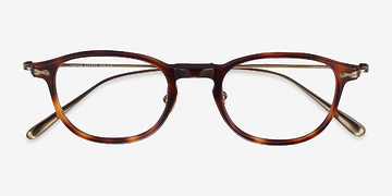 Brown Tortoise Malva -  Légèreté Métal Lunettes de vue