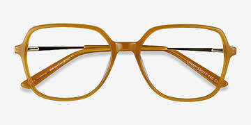 Mellow Yellow Lenny -  Vintage Acetate, Metal Lunettes de vue