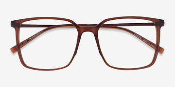 Clear Brown Easton -  Geek Acetate, Metal Lunettes de vue