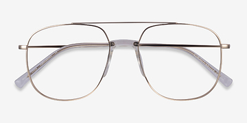 Gold & Clear Subject -  Acetate, Metal Lunettes de vue