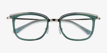 Clear Green Gold Tonight -  Métal Lunettes de vue
