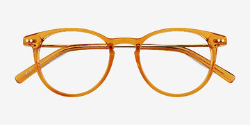 Clear Orange Snap -  Métal Lunettes de vue