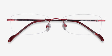 Cinnamon Red Lithe -  Légèreté Métal Lunettes de vue