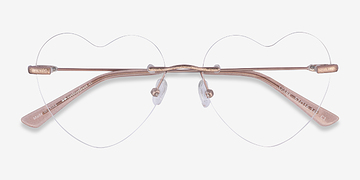 Glitter Rose Gold Spark -  Métal Lunettes de vue
