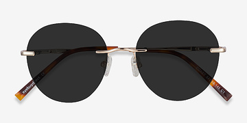 Doré Coast -  Métal Lunettes de soleil